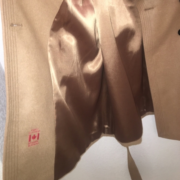 NWT Le Château Camel Pea coat XXL - Picture 5 of 7